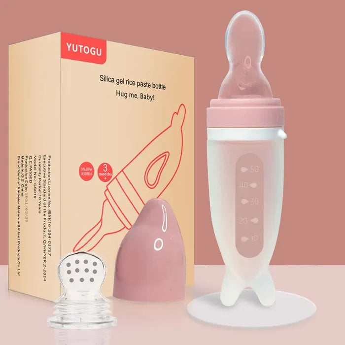 Baby Silicone Feeding Spoon – Safe & Easy Cereal Feeding