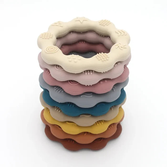 Baby Silicone Teether Toy – Soothing Relief & Healthy Gums
