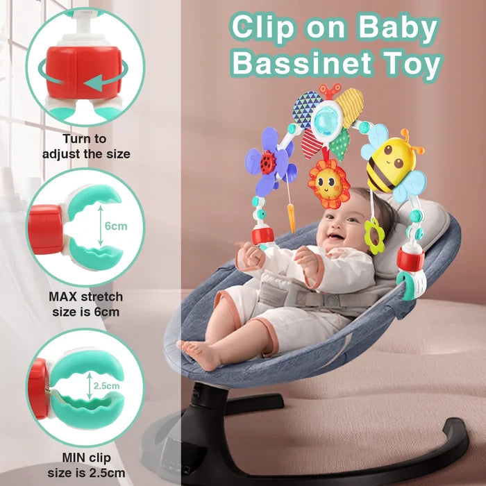 Baby Stroller Activity Arch Toy for Sensory & Motor Skills