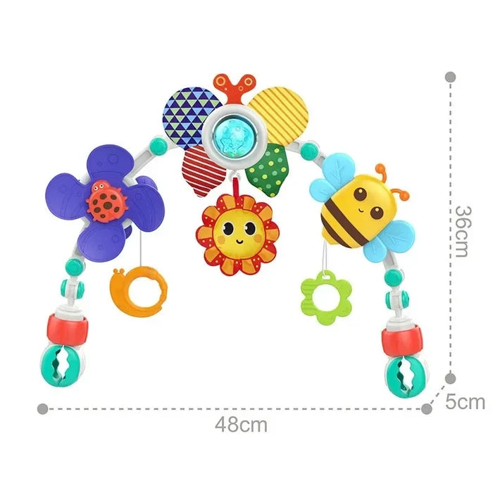 Baby Stroller Arch Toy for Sensory Development & Motor Skills