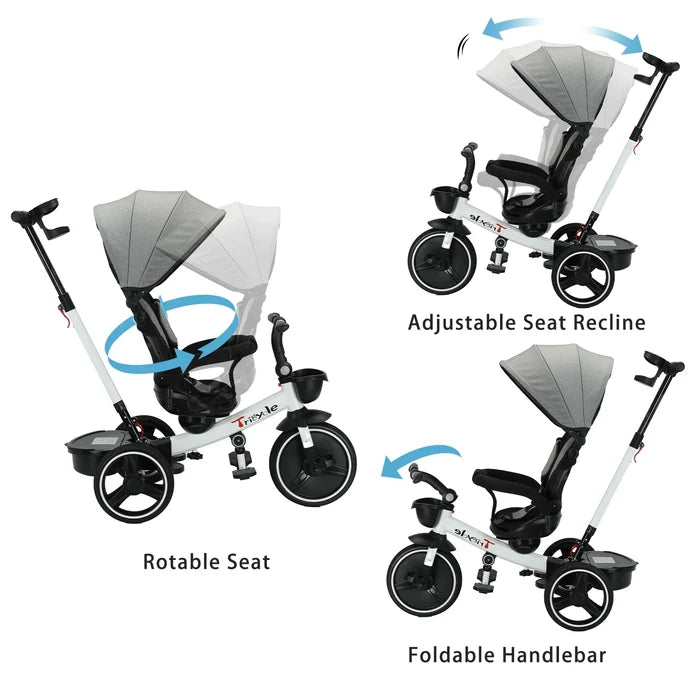 Baby Stroller Tricycle – 5-in-1 Adjustable Ride for Kids