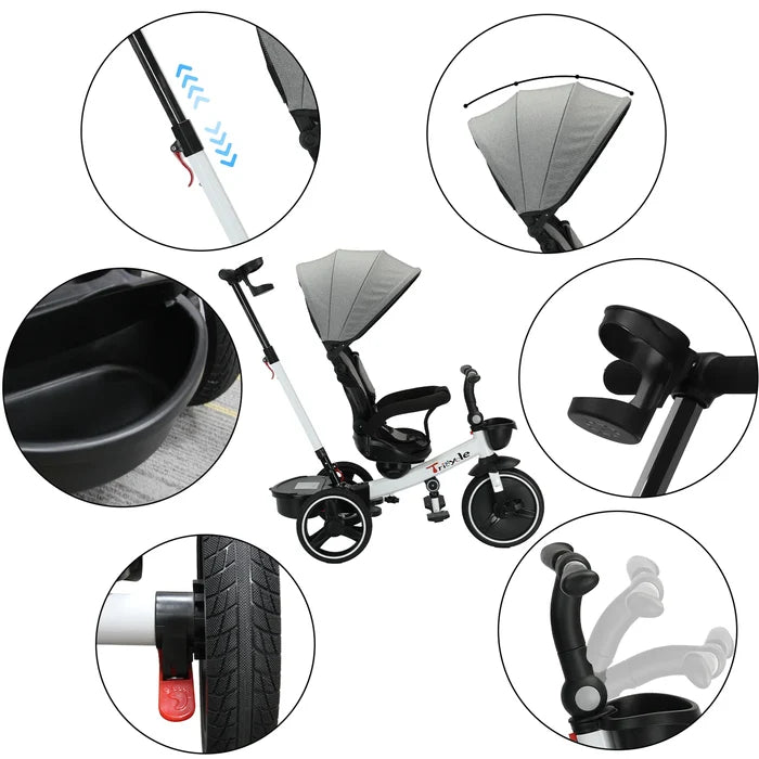Baby Stroller Tricycle – 5-in-1 Adjustable Ride for Kids
