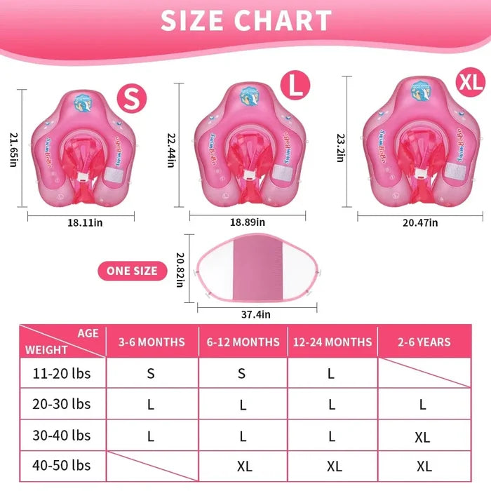 Baby Swimming Float with Canopy – Safe Sun Protection Ring