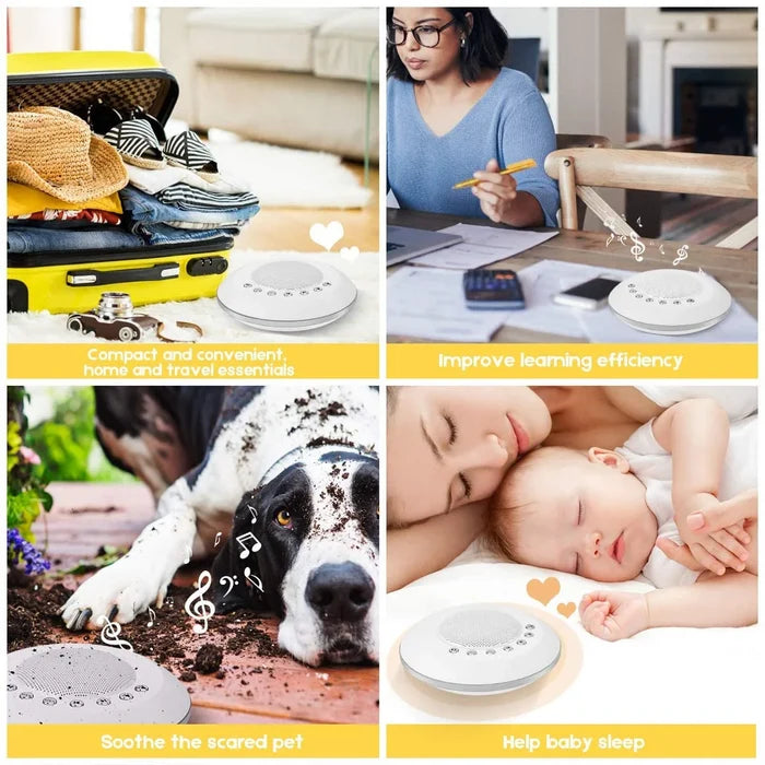 Baby White Noise Machine – 28 Soothing Sounds & Timer