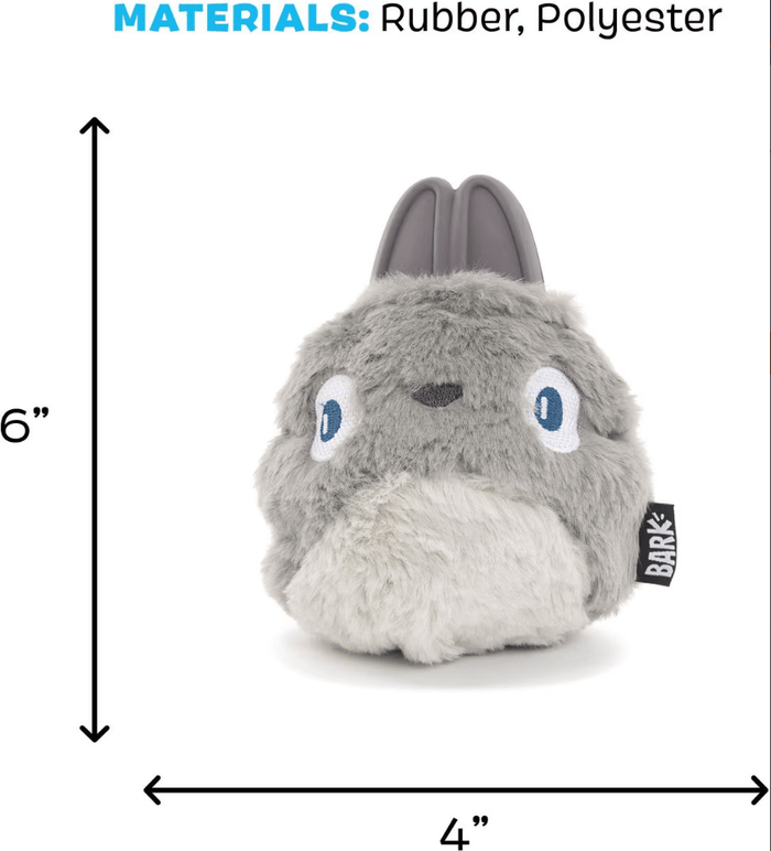 10% OFF! BARK Hare Raiser Rabbit Rubber Super Chewer Dog Toy Grey Medium/Large - Glad Dogs Nation | ALL Profits Donated