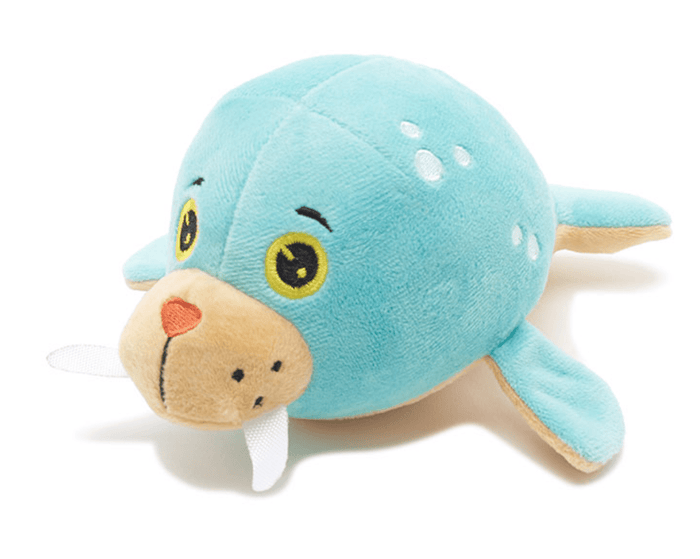 $1 OFF! BARK Wallace Walrus Dog Toy * Spiky Squeaker Ball Inside - Glad Dogs Nation | ALL Profits Donated