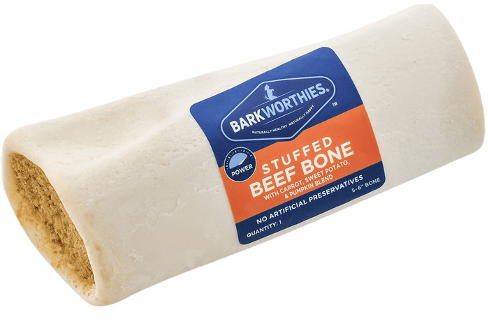 Barkworthies Stuffed Shin Bone: Medium & Large Dogs - Glad Dogs Nation | ALL Profits Donated