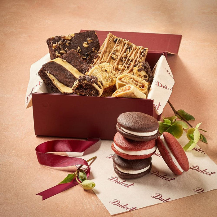 Best Sellers Gourmet Pastry Gift Box with assorted chocolate and cream pastries