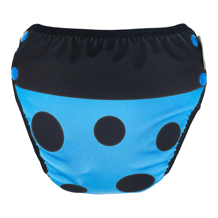 Blue Ladybug Swimming Diaper