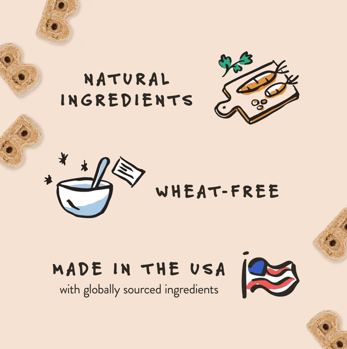 Bocce's Bakery Soft & Chewy Peanut Butter & Banana Recipe Dog Treats - Glad Dogs Nation | ALL Profits Donated