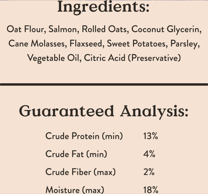 Bocce's Bakery Soft & Chewy Salmon Recipe Dog Treats - Glad Dogs Nation | ALL Profits Donated