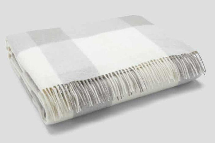 Bold Plaid Throw blanket, folded