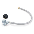 Braided Stainless QCC1 Hose And Regulator