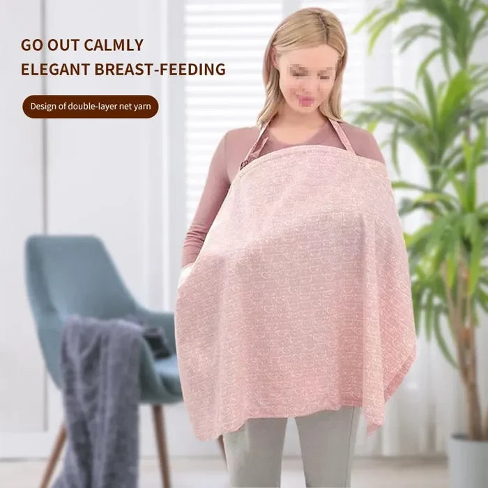 Breathable Nursing Cover – Lightweight Summer Privacy Shield