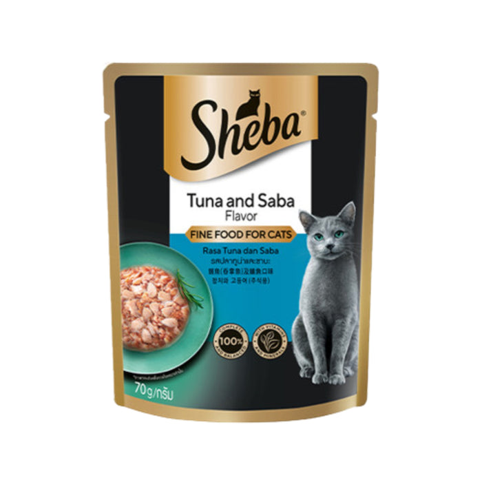 [Bundle of 24] Sheba Cat Wet Food Pouch 70g