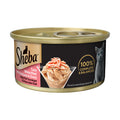 [Bundle of 24] Sheba Deluxe Cat Wet Food Can - Premium Meal and Natural Ingredients Tuna White Meat w Kanikama in Gravy