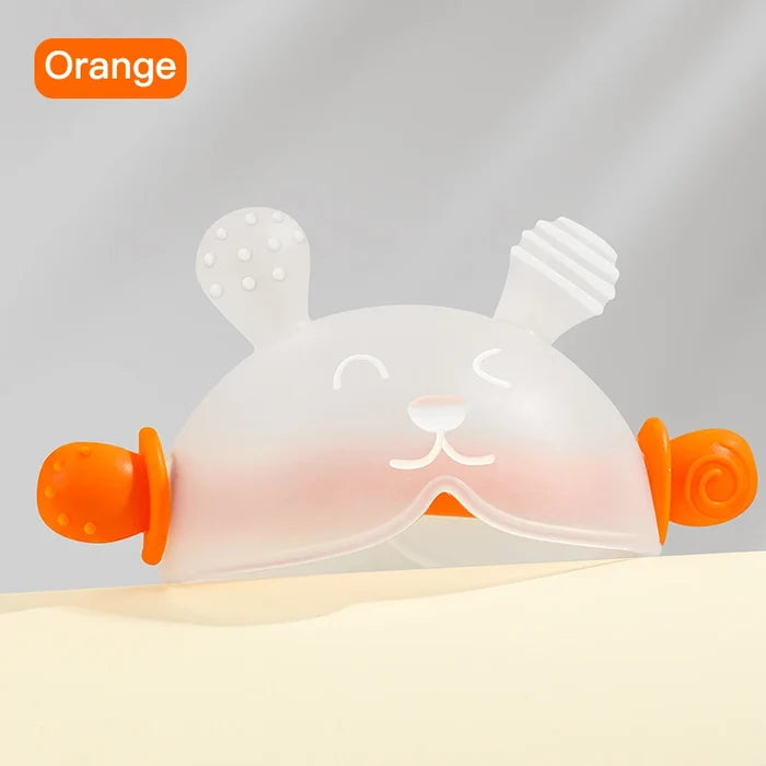 Bunny Silicone Teething Toy – Anti-Thumb Sucking Relief