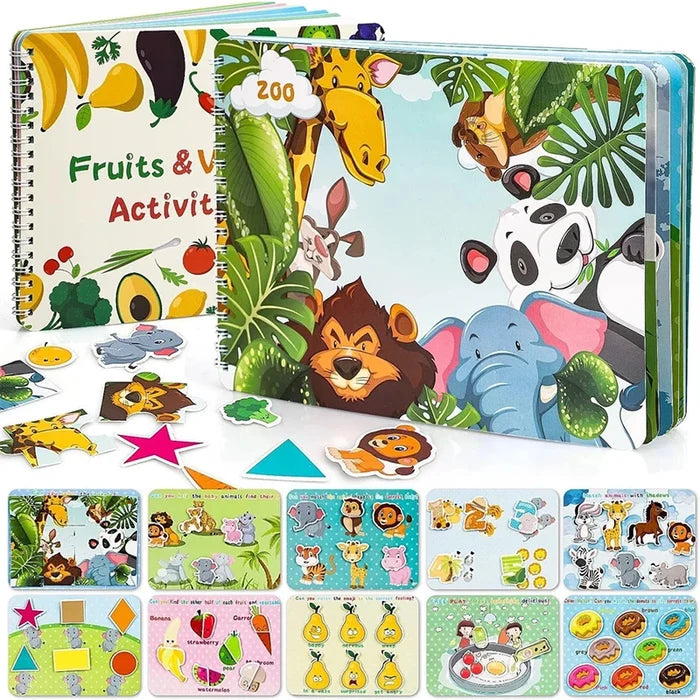 Busy Book for Kids – Montessori Learning & Activity Fun