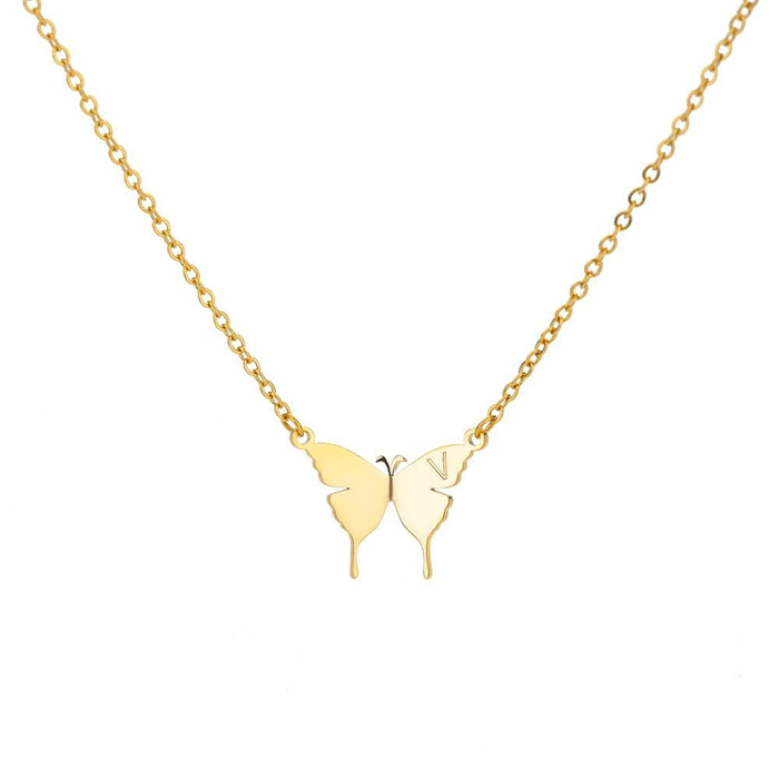 V / Gold Tone