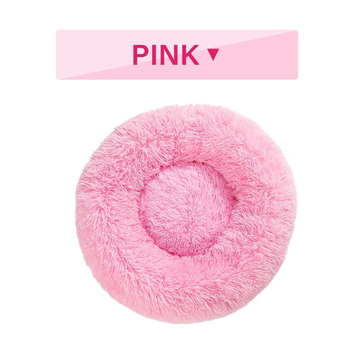 Calming Donut Plush Pet Bed
