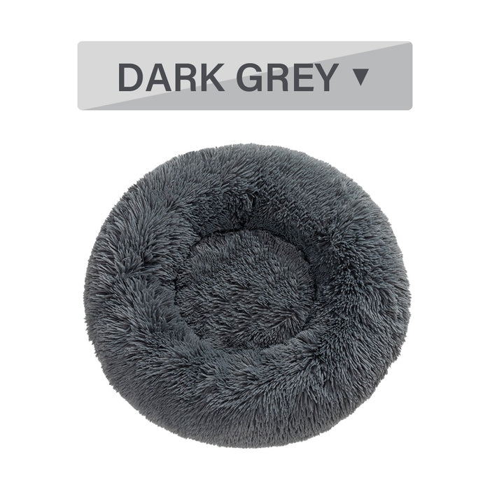 Calming Donut Plush Pet Bed