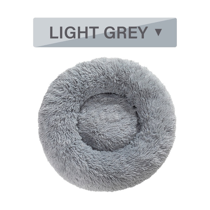 Calming Donut Plush Pet Bed