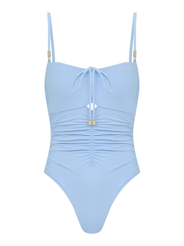 Cannes swimsuit in Blue lagoon   - SS26 The Golden Hour Collection NAIA Beach