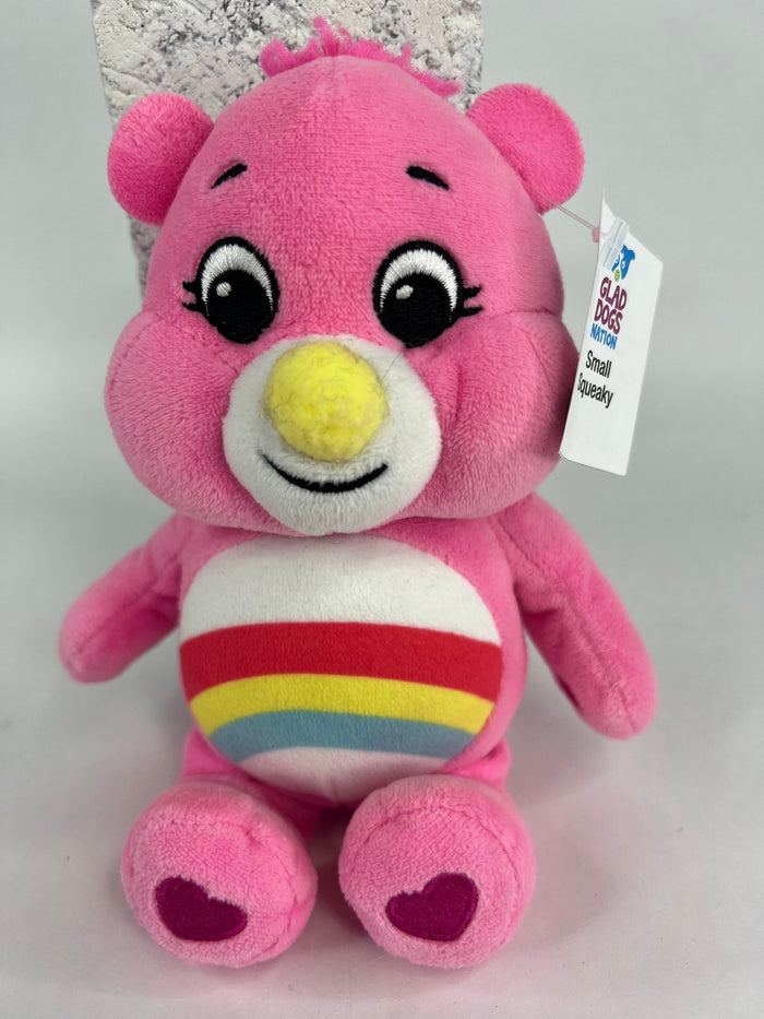Care Bears Squeaky & NO Squeak Dog Toys Upcycled Plush - Glad Dogs Nation | ALL Profits Donated