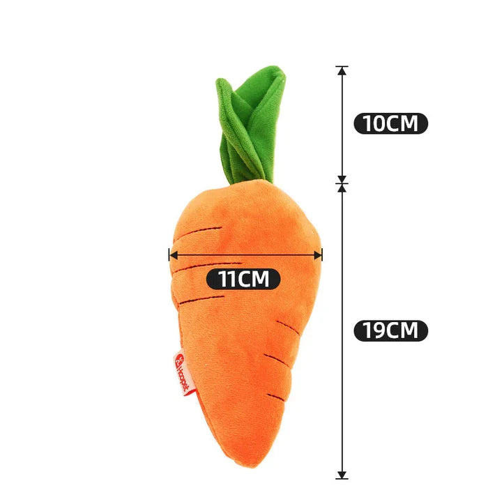 Carrot Squeaker – Carrot-Shaped Dog Toy with Squeaker