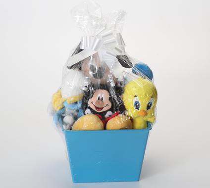 Cartoon & Pop Culture SQUEAKY Dog & Puppy Gift Basket: 3 Sizes - Glad Dogs Nation | ALL Profits Donated