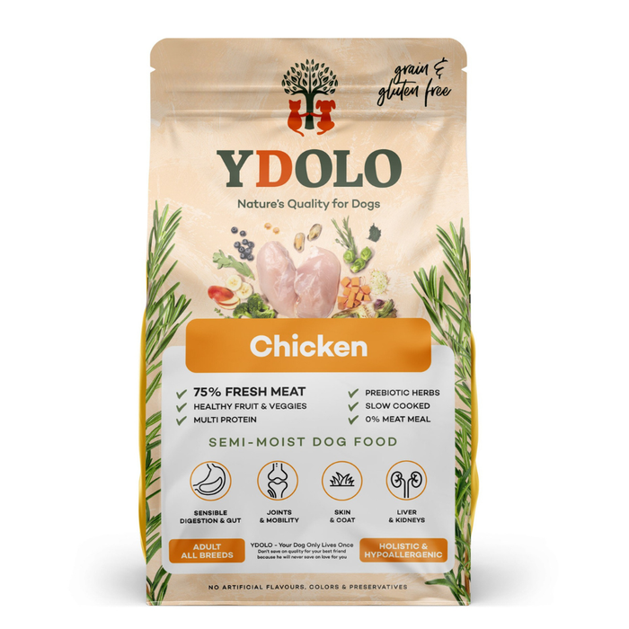Chicken Complete Dog Food - Healthy and Pure (2.5kg)