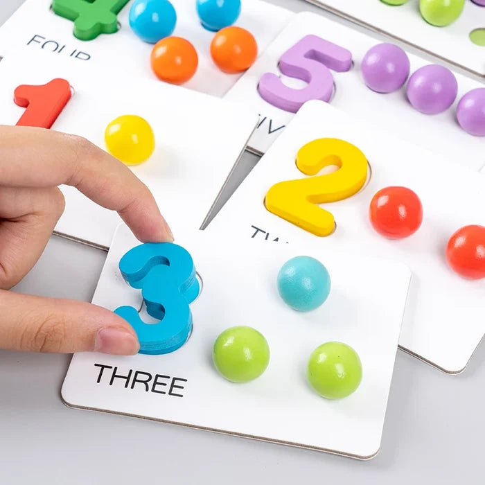 Children's Math Teaching Aids – Montessori Wooden Math Set