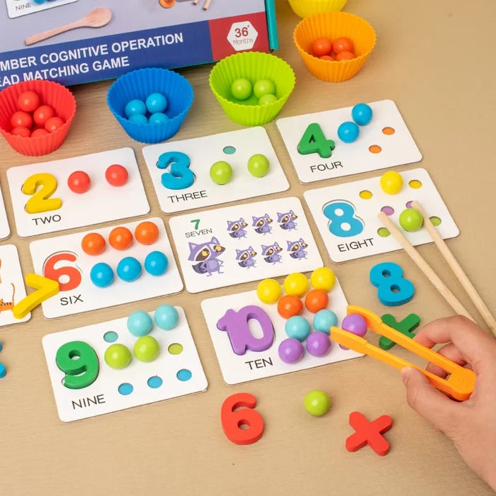 Children's Math Teaching Aids – Montessori Wooden Math Set