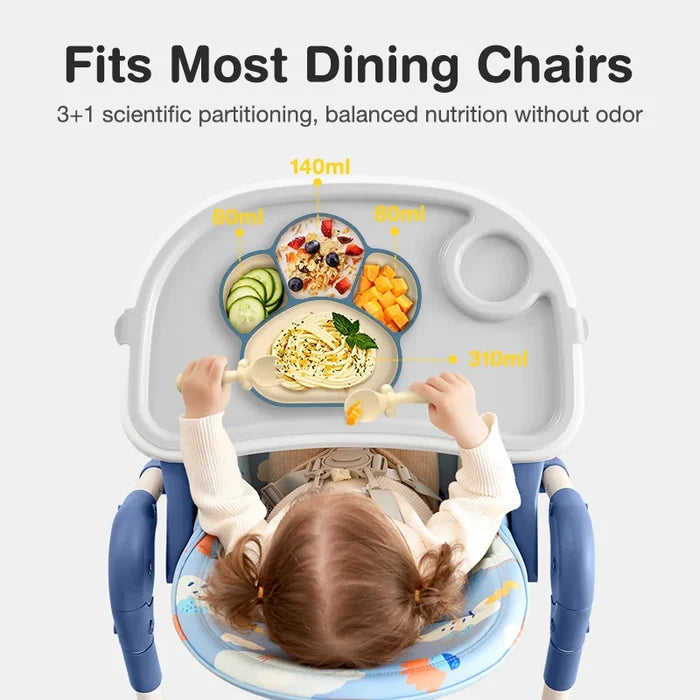 Children's Silicone Tableware Set – Safe & Easy Feeding