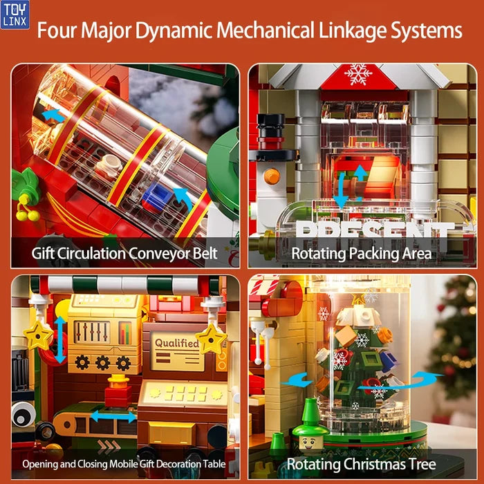 Christmas DIY Building Blocks Set with LED – 2782PCS Fun