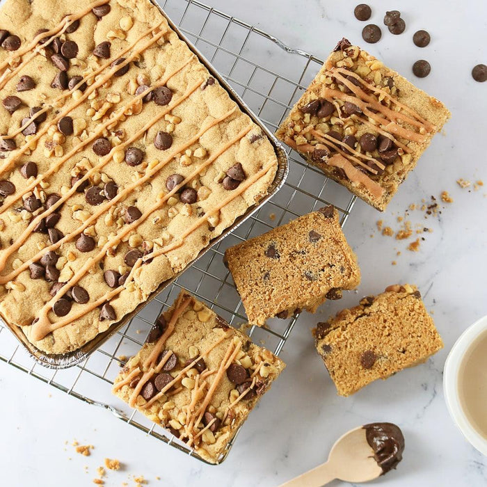 Classic Easter cookie and cupcake gift set with chocolate chip blondie bars and pieces