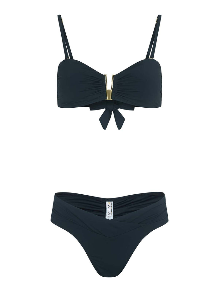 Coco Bandea Bikini in Black with selene brief from the SS26  Golden Hour Collection NAIA Beach