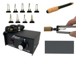 Colwood Super Pro Deluxe Woodburning Kit w/ Fixed Tip Handpieces DKSF (Case not included)