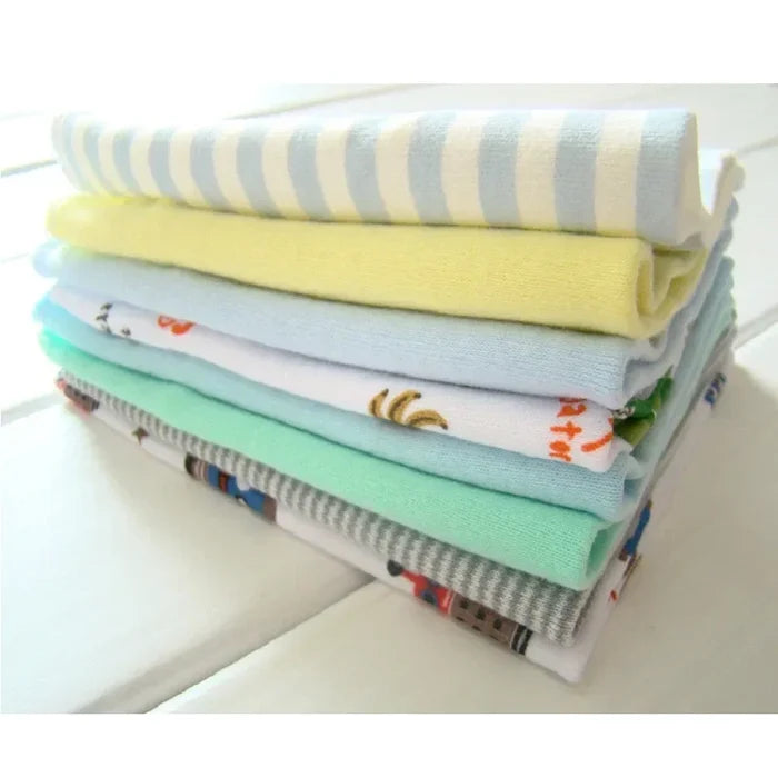 Cotton Baby Saliva Towels 8pcs – Soft & Absorbent for Newborns