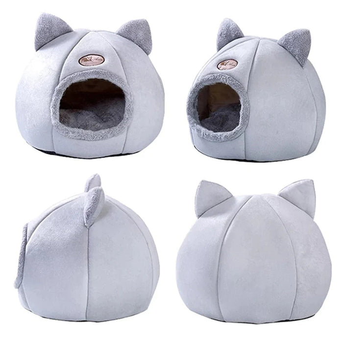 2-in-1 pet house and bed combination