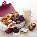 Deluxe Pastry and Diffuser gift set with assorted pastries and clear reed diffuser