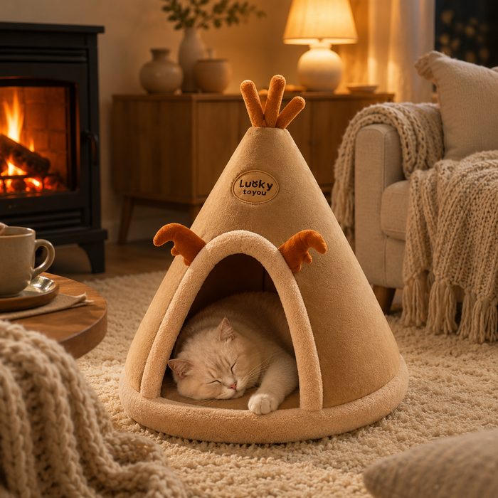 DeluxeDream Plush Pet Hideaway