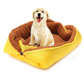 Dual-purpose plush pet cushion nest