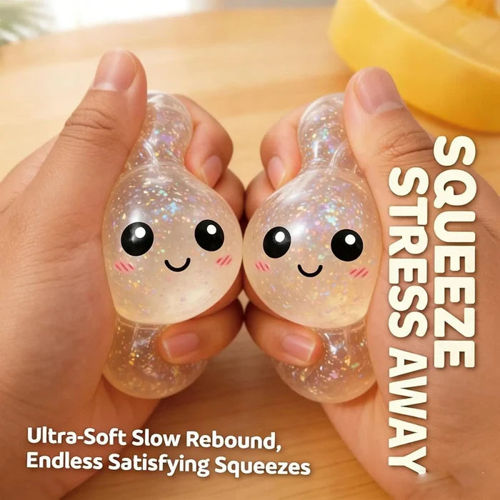 Dumpling Mystery Stress Ball Set with 10 Random Colors