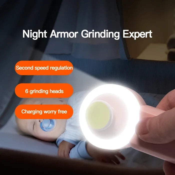 Electric Baby Nail Clipper – Safe, Luminous, Rechargeable