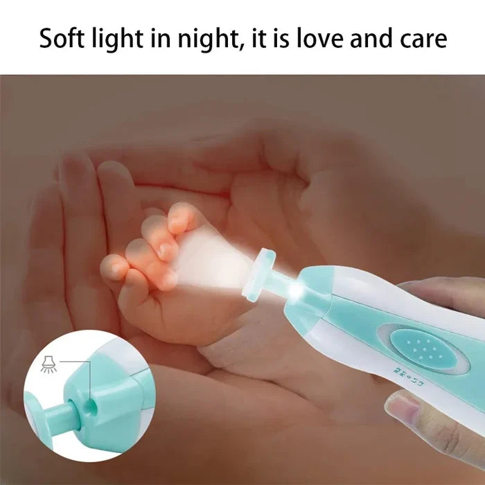 Electric Baby Nail Trimmer – Safe & Multifunctional Grooming