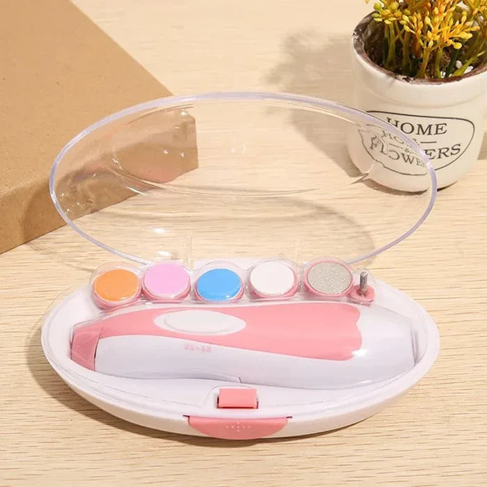 Electric Baby Nail Trimmer – Safe & Multifunctional Grooming