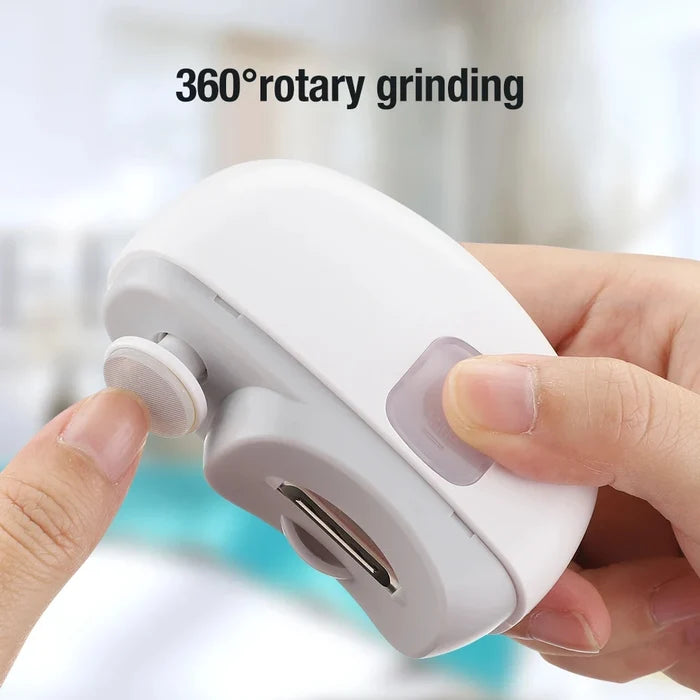 Electric Nail Clipper with Light – Safe & Portable Trimmer