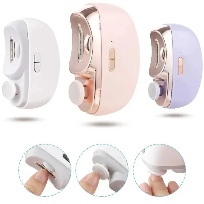 Electric Nail Clipper with Light – Safe & Portable Trimmer