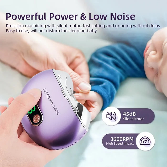 Electric Nail Clipper with UV Light – Safe & Easy Nail Care